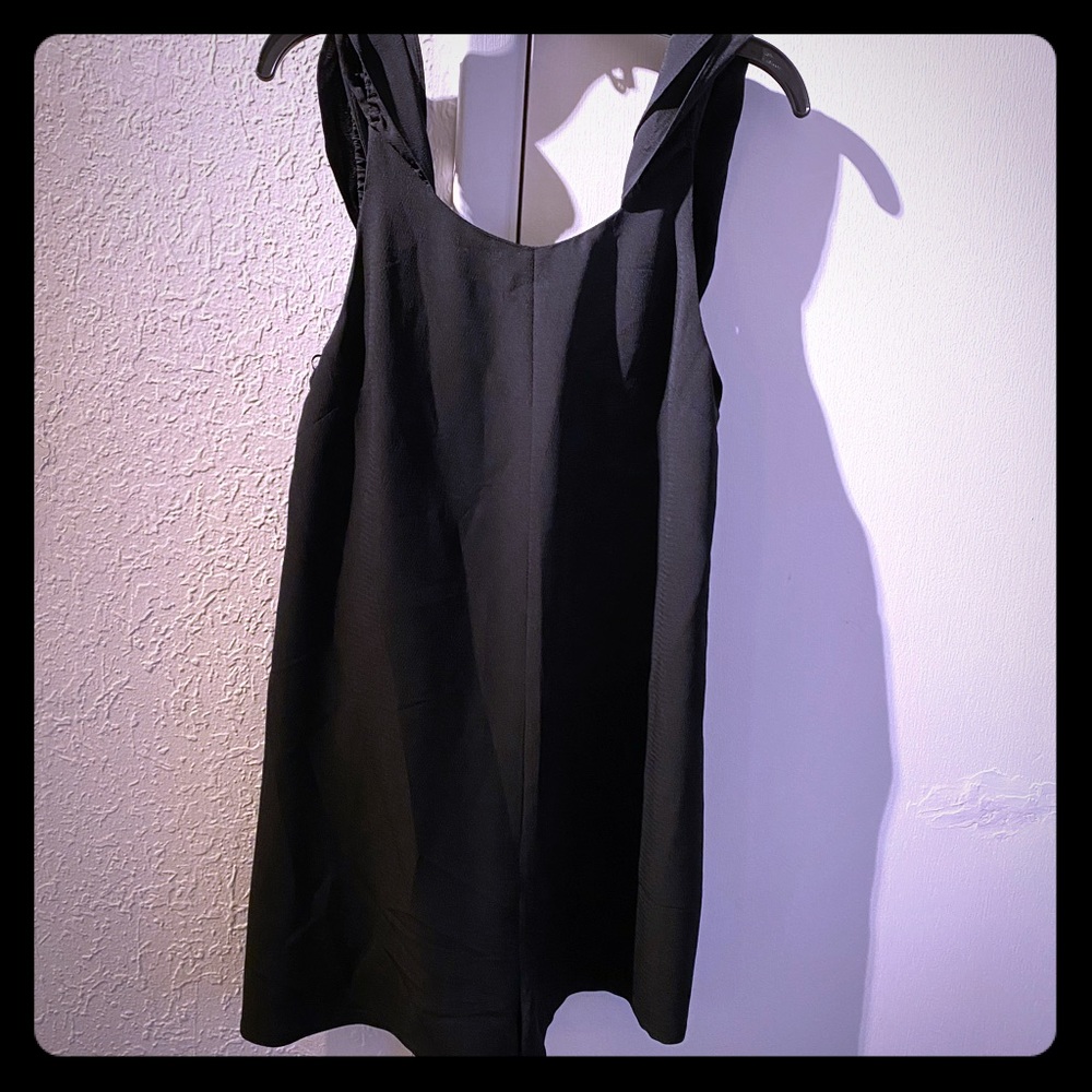 3/$25 Topshop black romper with open back size 2